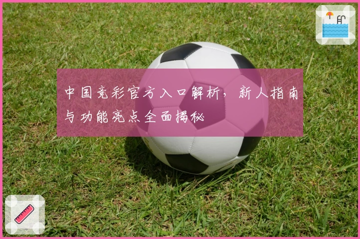 中国竞彩官方入口解析，新人指南与功能亮点全面揭秘